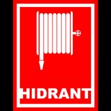 Placuta pentru marcarea hidrantilor